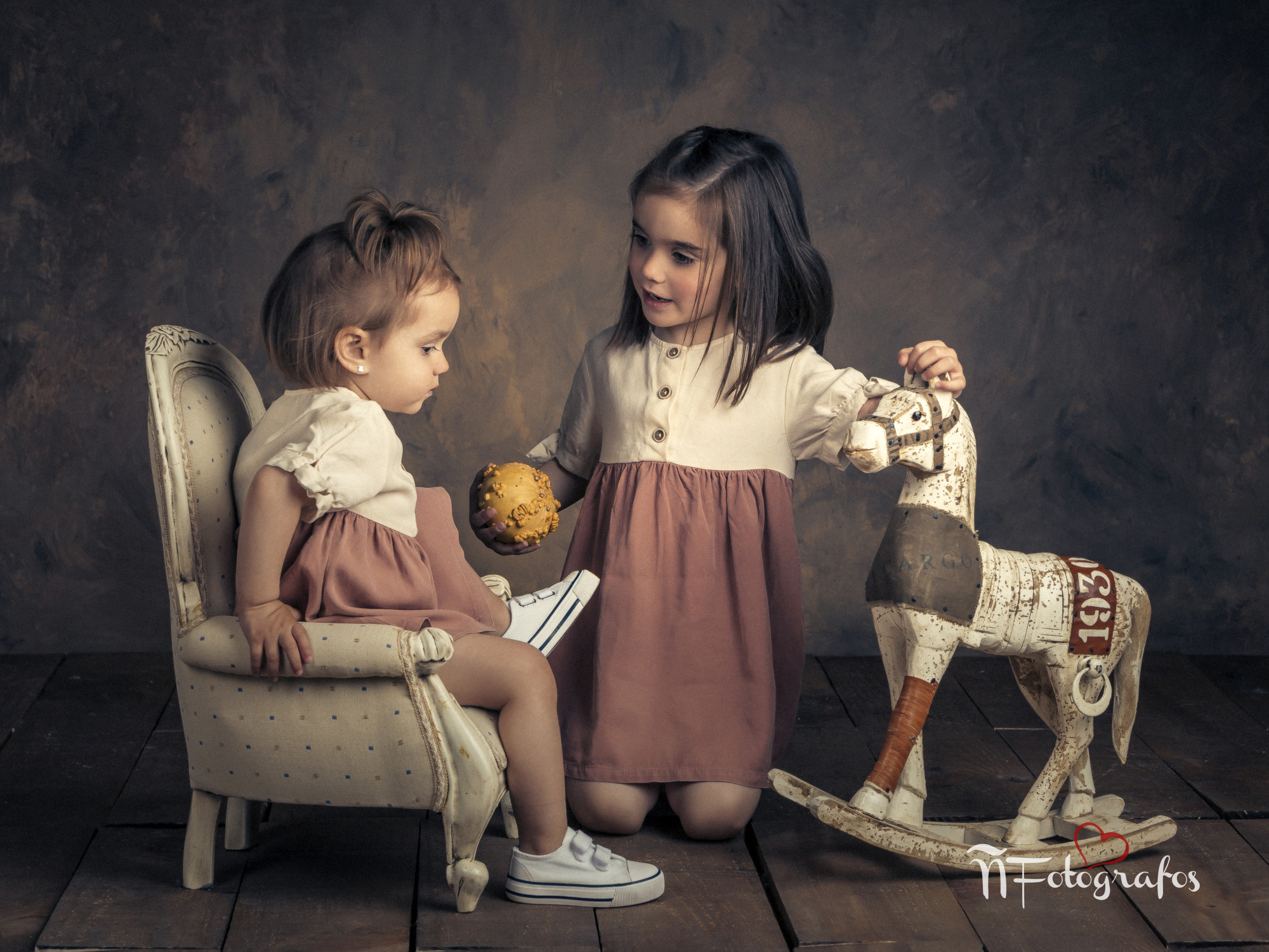 fotografía de niños